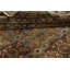Tapis beige en laine noué à la main de conception unique 11 pi 7 po x 17 pi 10 po