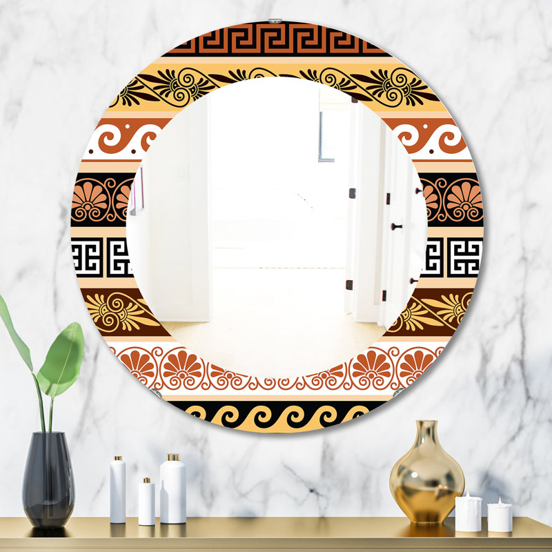 Miroir mural antique, H 31,5 po x l po