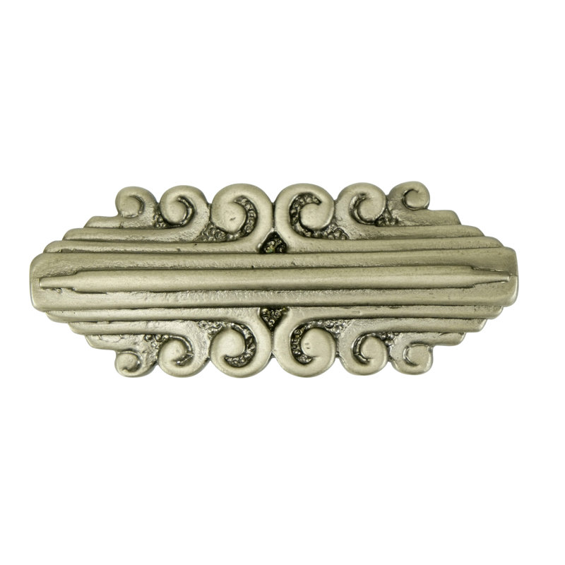MARSEILLE OVAL KNOB; ANTIQUE NICKEL