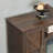 Farmhouse Classic Media TV Stand Entertainment Console For TV Up To 50" With 18" Electric Fireplace Insert With Open And Closed Storage Space, 47"W*15.5"D*30.75"H