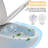 One-Piece Dual Flush 1.1/1.6 GPF Elongated Toilet Comfort Seat Height,Soft-Close Seat,Glazed Surface