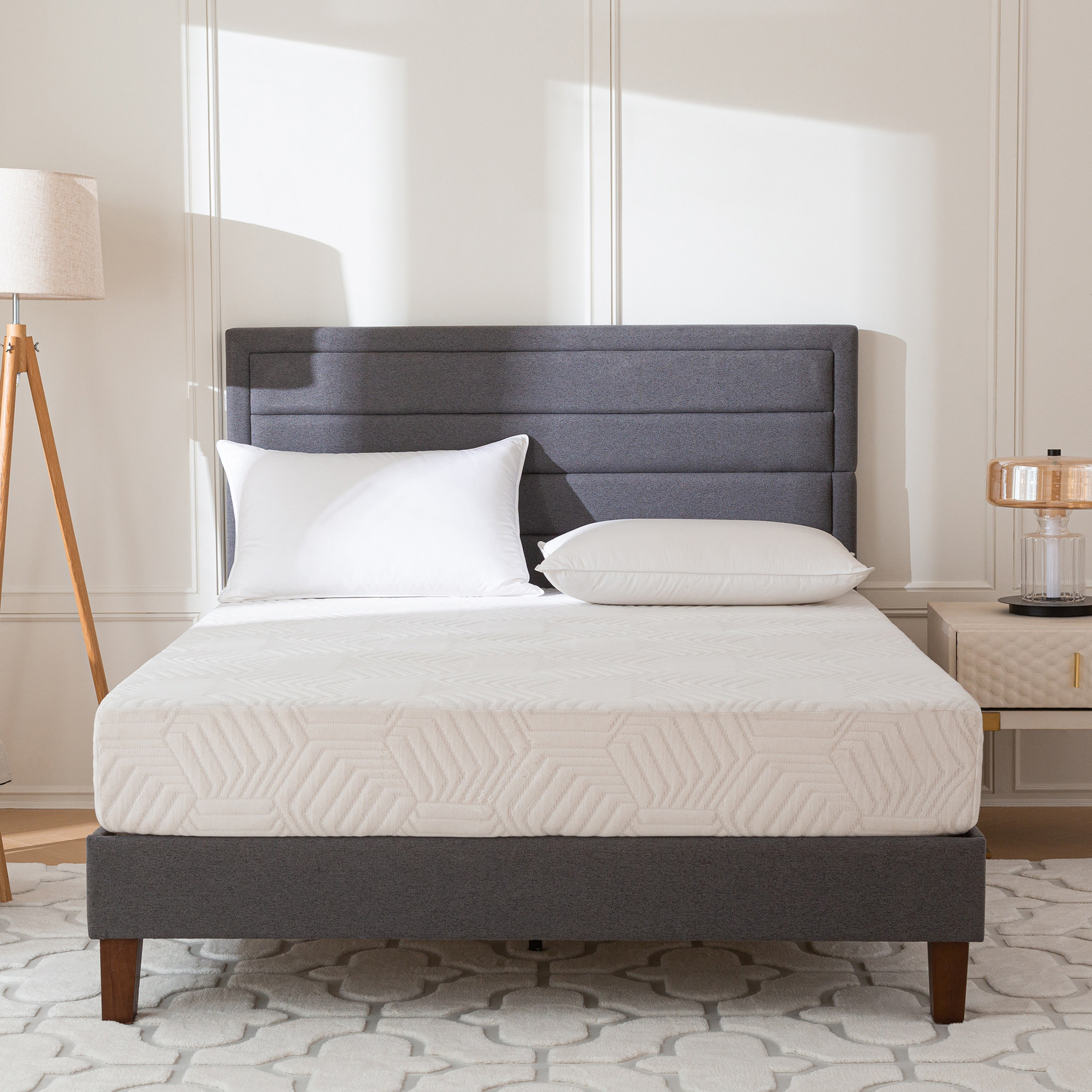 Limpho Upholstered Storage Bed Latitude Run Color: Gray