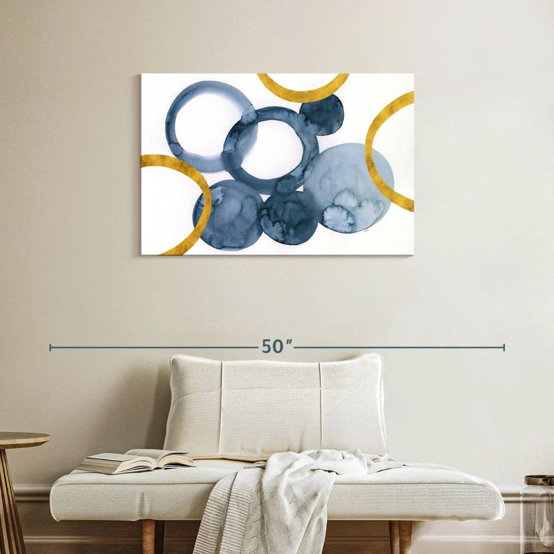 Bleu profond Avery I, H 24 po x l 36 po