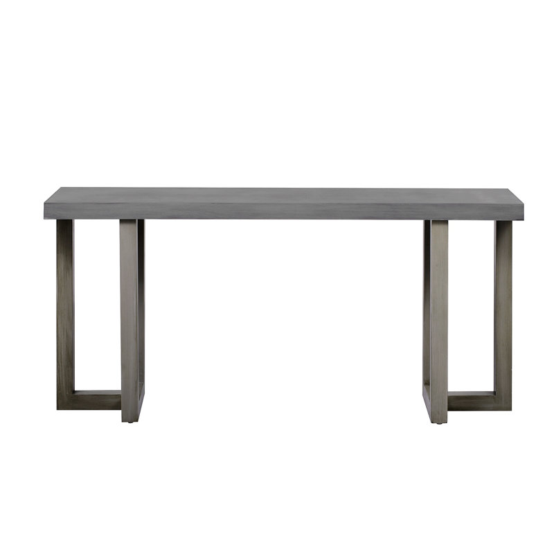 Console de conception géométrique avec pieds en pin massif, convient au vestibule, au couloir, au salon, à la chambre à coucher