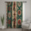 Rideaux abstraits à motif de cercles floraux abstraits, voilages et voilages à motif floral - 1 panneau