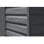 Remise de rangement en acier Select, 10 x 8, gris anthracite-101611789-55865218