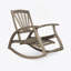 Chaise à bascule inclinable