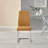 Everson High Gloss 4 Seat Extendable Dining Set with Luxury Faux Leather Upholstered Dining Chairs-732581626