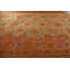 Tapis turc Oushak pré-1900 à teinture végétale antique noué à la main 10 x 17