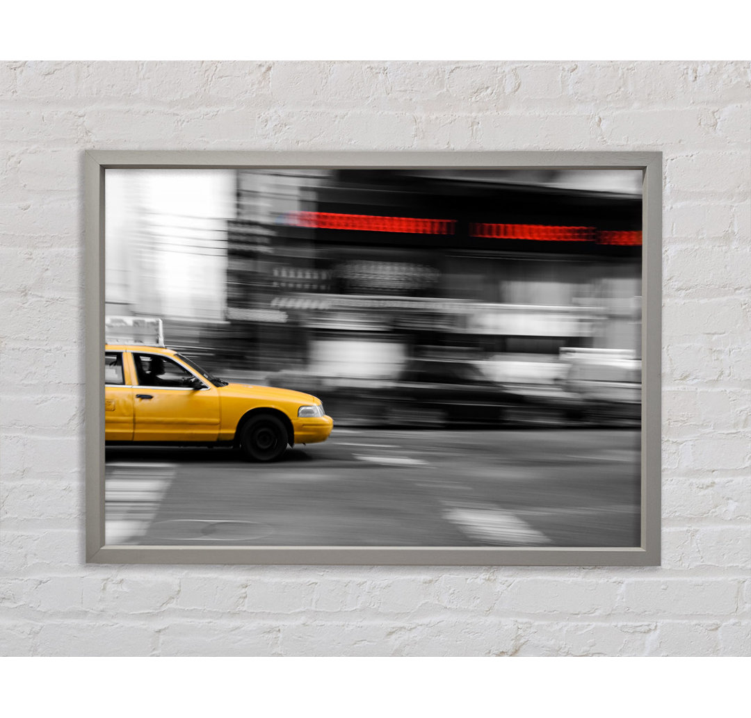 Gelbe Taxis in New York 5 - Drucken