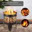 Round Charcoal Smokeless Fire Pit