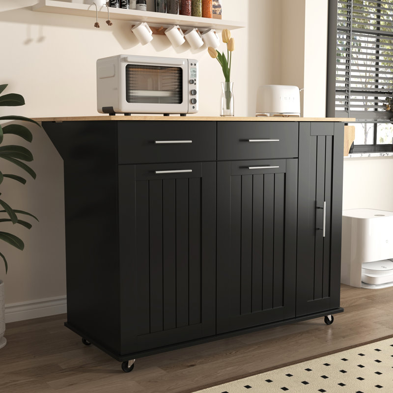Kitchen Island With Drop Leaf