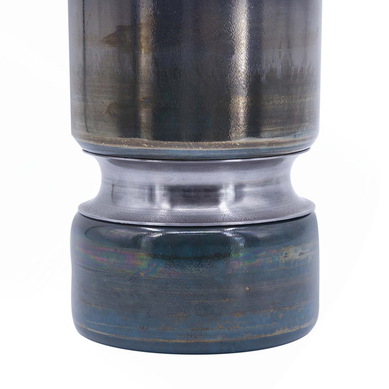Vase en verre D5.1X13.2 ", H 13,2 po x l 5,1 po x P 5,1 po