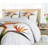 Coastal Polyester Floral Duvet Cover