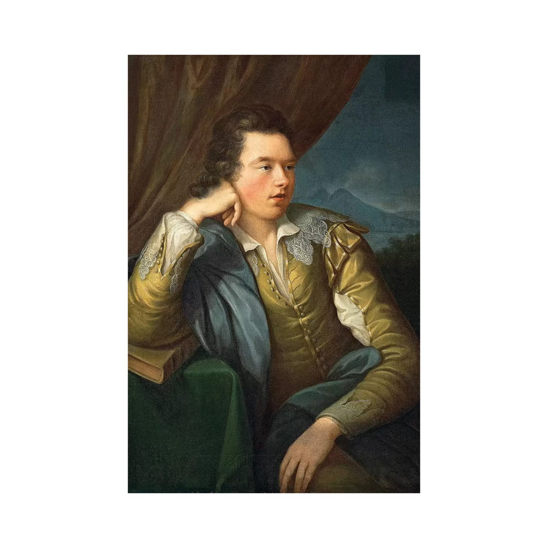 Portrait Of John Campbell by Angelica Kauffmann - Wrapped Canvas Painting, 30.48cm H x 20.32cm W x 1.91cm D