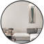 Miroir de salle de bain 24 po pour mur, miroir rond pour salon et chambre à coucher