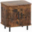 48cm W Engineered Wood Bedside Table