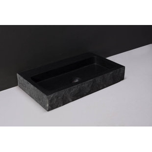 Forzalaqua 50Cm Single Bathroom Vanity Top in Honed/Chiselled with Sink