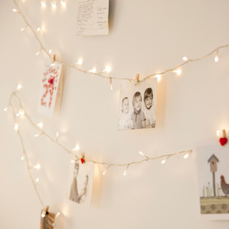 Milo Indoor Plug-in LED Wide Angle LED String Light, Warm White, 164 ft.