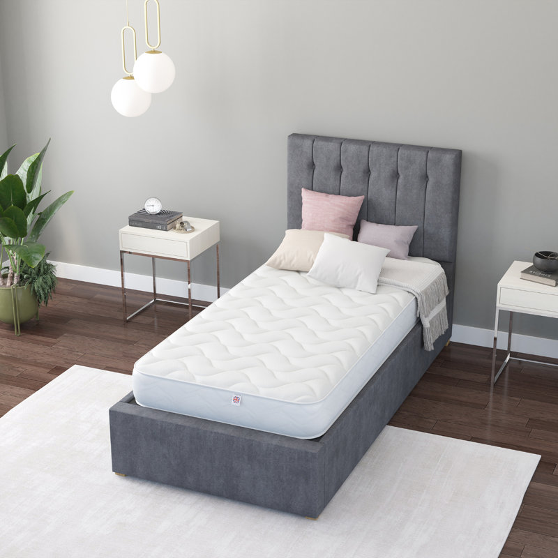 Ilyas White Noise Open Coil Mattress, Small Single (2'6)