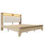 Wood Bed With Headboard Storage-1537522324
