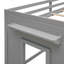 Lit mezzanine simple avec armoire et tablette-1950890073