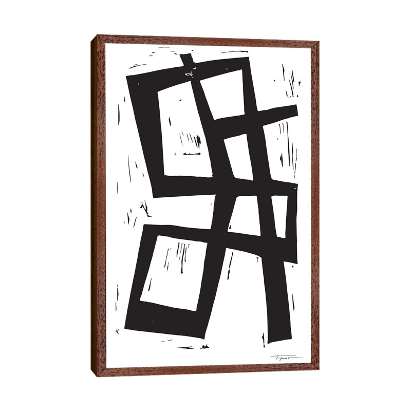 Simple Intersecting Lines by Statement Goods - Gallery-Wrapped Canvas Giclée on Canvas, 152.5 cm H x 101.5 cm W