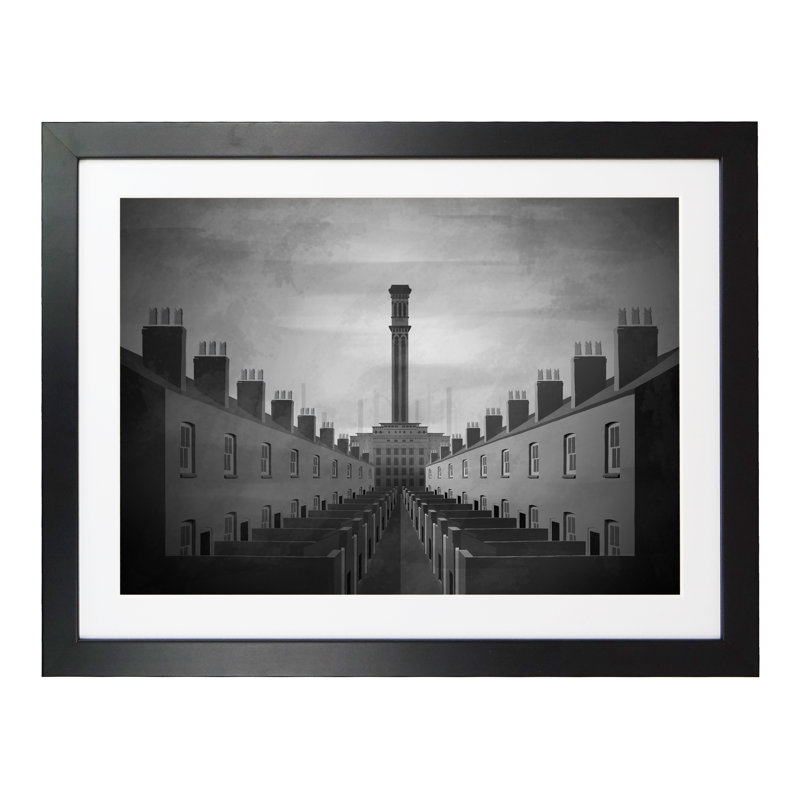 Richard O'Neil - Print, Black Wood Frame, 33.5 cm H x 43.5 cm W x 2.2 cm D