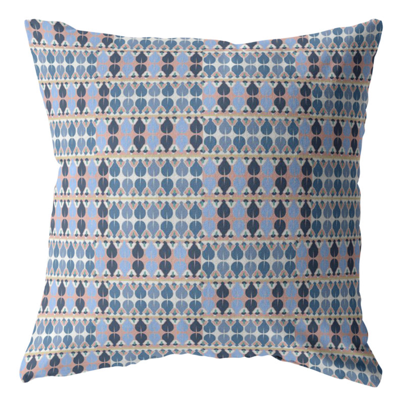 Coussin à fermeture à glissière Spades, 20 po X 20 po