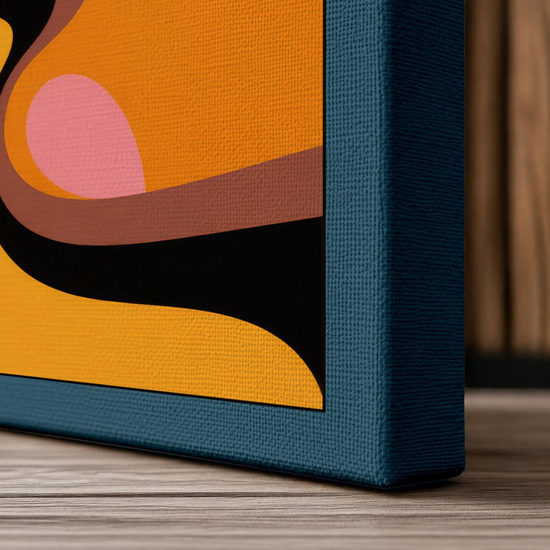 Print, 36x24 - 91.4 x 61.0 cm, Teal Border