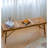 Brylynn Solid Wood & Cane Bench-629592664