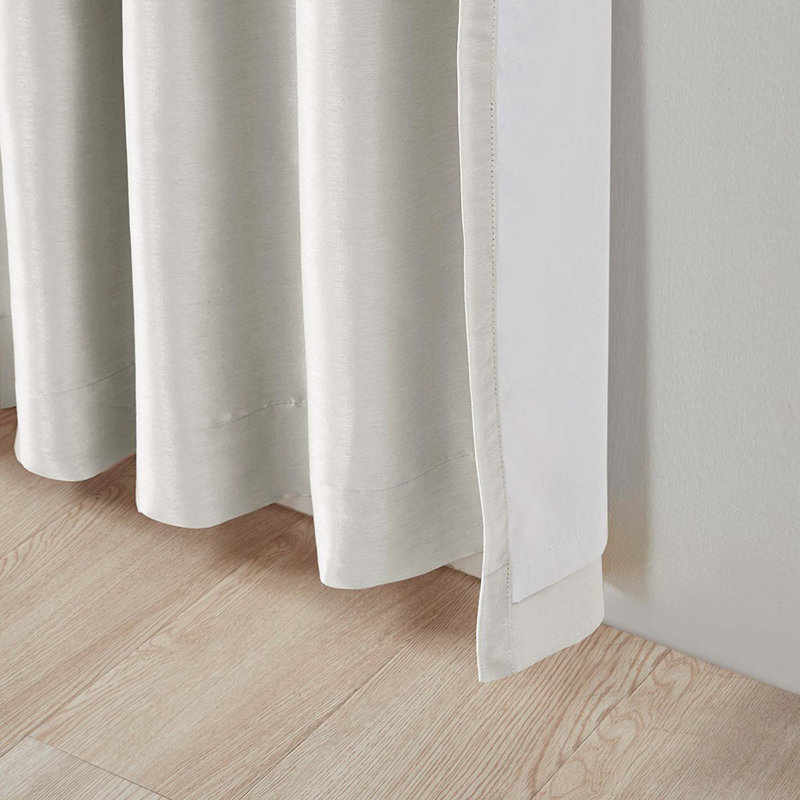 Panneau de rideau de fenêtre occultant Twist Tab (seulement 1 panneau PC), Blanc, L 50 po x L 84 po