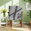 Ensemble de 2 chaises avec accoudoirs en tissu gris l 18,7 po x P 25,98 po x H 32,28 po Avery-129465148