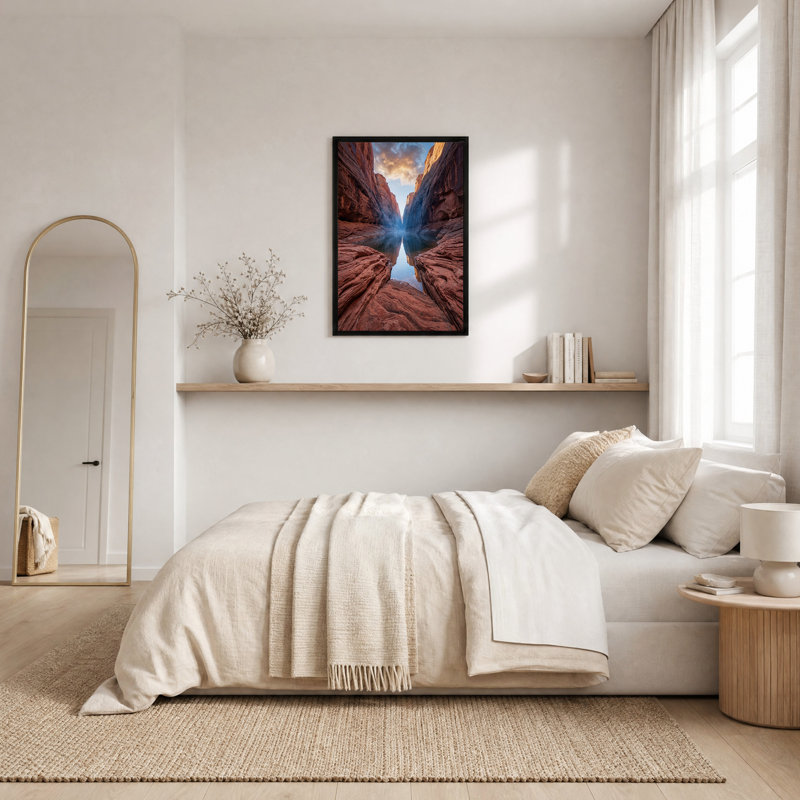 Art mural sur toile Red Rock, H 36 po x l 24 po