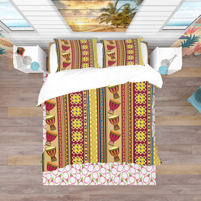 Ensemble de housse de couette tropical