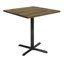 Table pour salle de pause carrée en bois-25759198-25759197