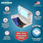 Applique murale anti-mouches Flowtron 1200 pi2, contrôle des insectes d'intérieur 80 W avec méthode à double leurre-113921545-113921544