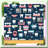 ToothTastic Dental Care Theme Fabric 1 Yard