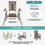 Chaise Adirondack berçante en PEHD pour l'extérieur-1400496668