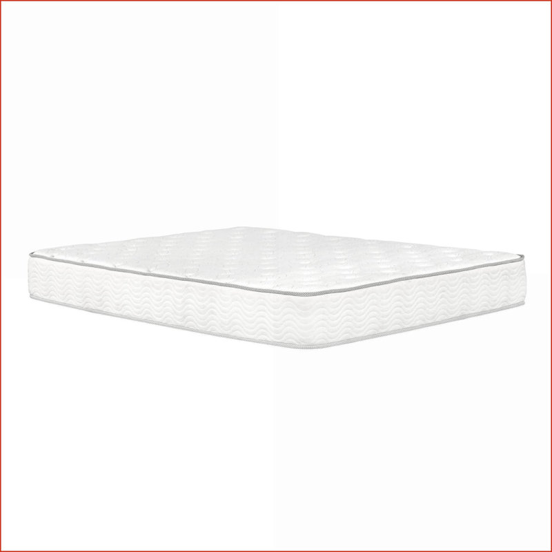 Mattresses, 9 in. Medium Pocket Coil Bed in a Box Mattress - Twin XL | Snow White | Polyester, Twin XL