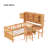Space-saving Multifunctional Wood Platform Bed For Bedroom Creativity & Productivity