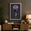 Iris in Lavender Botanical - Wrapped Canvas-171899072-171899096