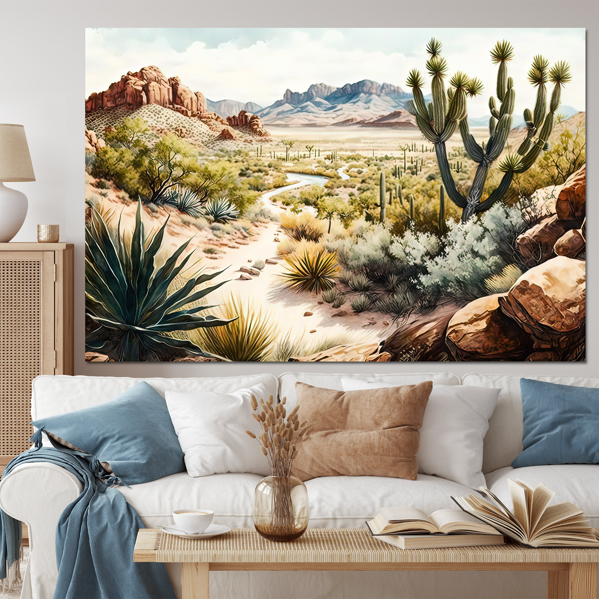 Millwood Pines Arizona Desert II Southwestern Canvas Wall Art Wayfair