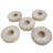  Decorative Wooden Candle Holder Handmade Rustic Block with Warm Wood Stain-(Pack Of-8)-149963710