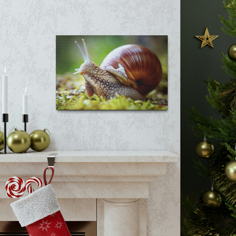 Art mural majestueux escargots, H 12 po x l 18 po