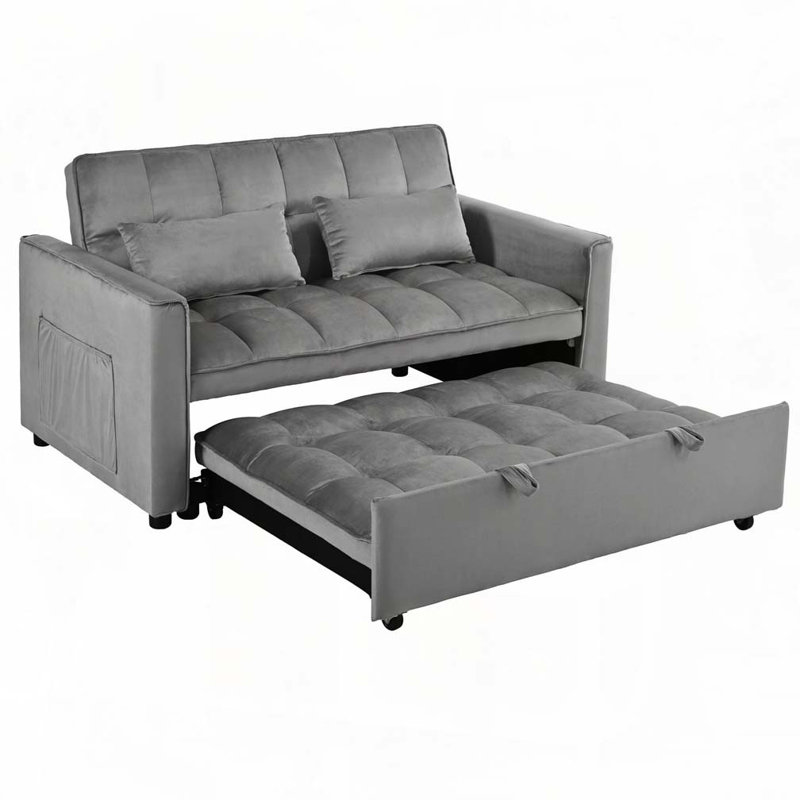 Canapé-lit convertible, Gris foncé
