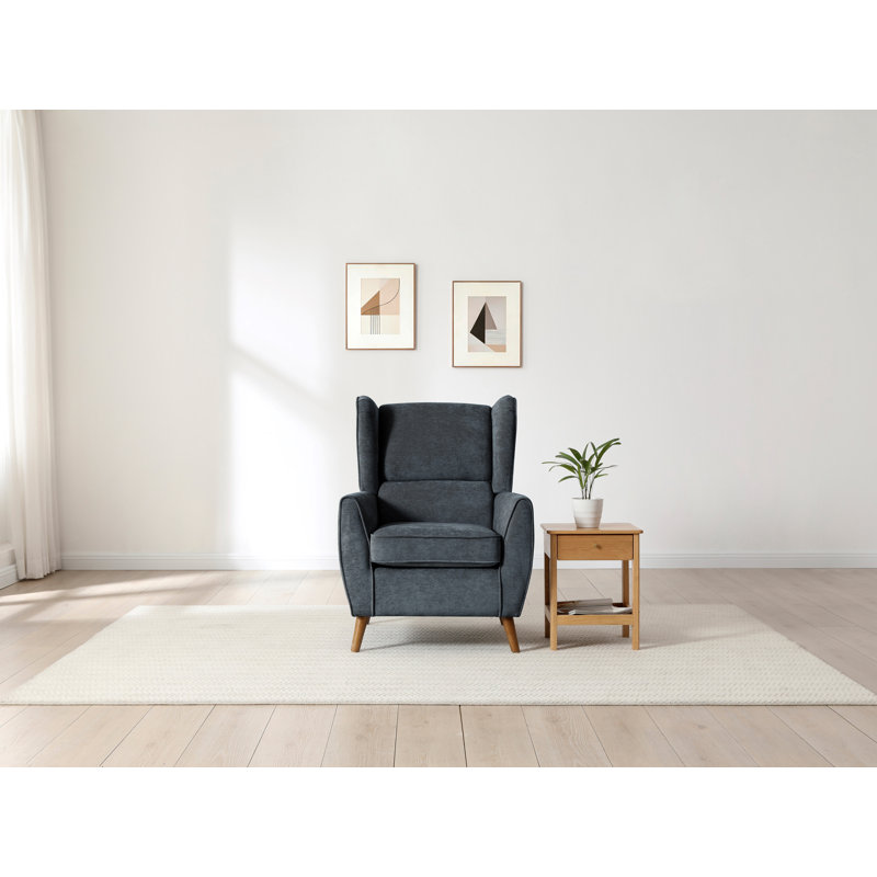 Upholstered Wingback Chair