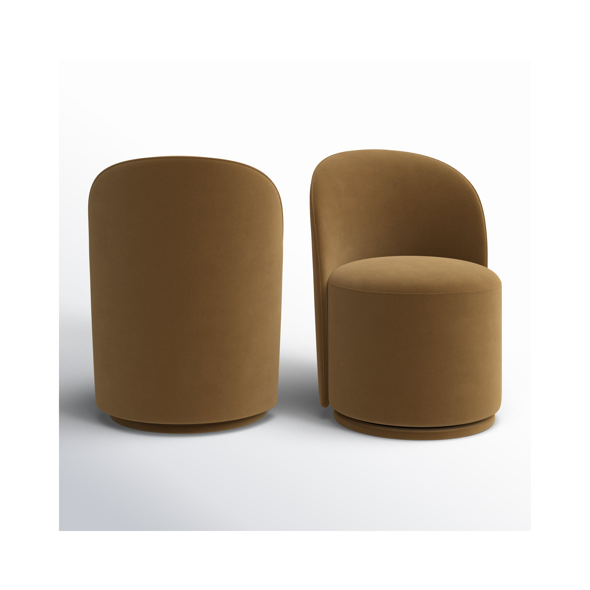 Sharlene Upholstered Side Chair, Soren Ochre Performance Velvet