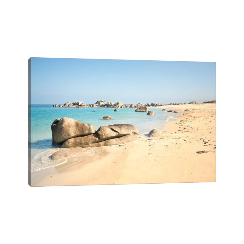 Kerlouan Beach by Philippe Manguin - Wrapped Canvas Print, 66.04cm H x 101.6cm W x 1.905cm D