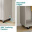 Armoire à repasser compacte avec rangement réglable et réglable pour la buanderie, la salle de bain et la chambre à coucher